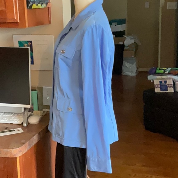 CALVIN KLEIN Blue Jacket Size M, NWT - Picture 4 of 15